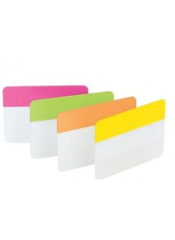 Post-it® Tabs, 2" Wide, Assorted Colors, 24 Tabs/Pack (686-PLOY)