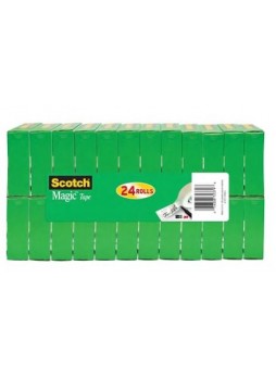 Scotch® Magic™ Tape, 3/4" x 1000", 24 Boxes/Pack (810K24)