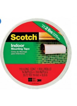 Scotch® Permanent Heavy Duty Mounting Tape, 3/4" x 9.7 yds, 1" Core