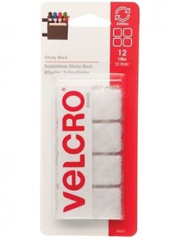Velcro® Squares, White