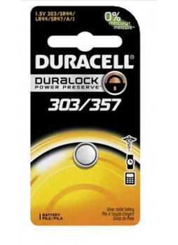 Duracell® Silver Oxide "D303/357" Battery, 1.5V, 1-Pack