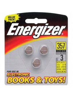 Energizer® 1.5 Volt Silver Oxide Books/Toys Battery, 3/Pk