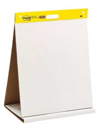 Post-it®, Tabletop Easel Pad, 20" x 23", Unruled, Plain White, EA , (563R)