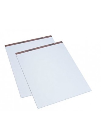 TOPS® Standard Easel Pad, 50 Sheets, White - Plain, 27" x 34", 2/Ct
