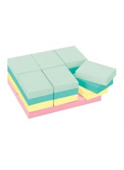 Post-it® Notes, 1 1/2" x 2", Marseille Collection, 24 Pads/Pack (653-24APVAD)