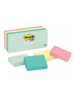 Post-it® Super Sticky Notes, 2" x 2", Marrakesh Collection, 8 Pads/Pack (6228SSAN)