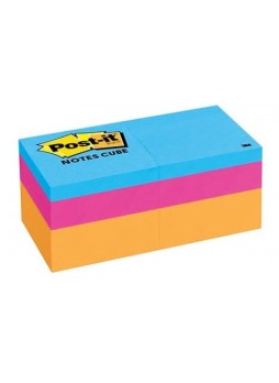 Post-it® Notes, 1 1/2" x 2", Marseille Collection, 12 Pads/Pack (653AST)