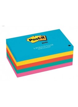 Post-it® Notes, 3" x 5", Jaipur Collection, 5 Pads/Pack (6555UC)