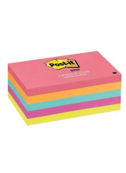 Post-it® Notes, 3" x 5", Cape Town Collection, 5 Pads/Pack (655-5PK)