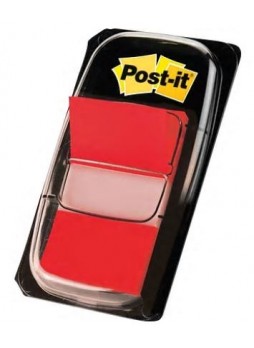 Post-it® Flags with Pop-Up Dispenser, 1" Wide, Red, 100 Flags/Pack (680-RD2)