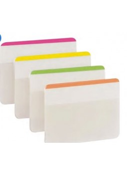 Post-it® Durable Filing Tabs, 2" Wide, Assorted Colors, 24 Tabs/Pack (686F1BB)