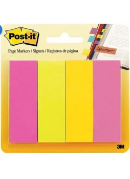 Post-it® Page Markers, 1" x 3", Jaipur Collection, 200 Flags/Pack (671-4AU)