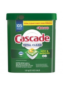 Cascade Total Clean ActionPacs, Dishwasher Detergent, Fresh Scent (105 ct.) 