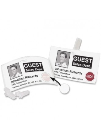 Dymo 30911 Time Expiring Adhesive Badges, 2.25" x 4", roll of 250, rectangle, white, Each