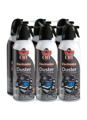 Falcon DPSXL6 Dust-Off Xl Compressed Gas Duster, pack of 6