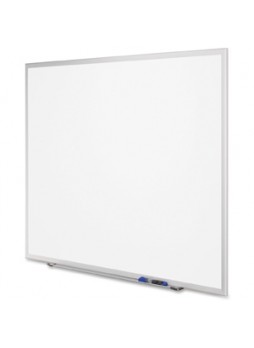 Quartet S537 MElamine Marker Board, 72" x 48", Silver Aluminum frame, each