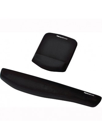 Fellowes 9252001 PlushTouch mouse pad/wrist Rest with foam Fusion Technology - Black