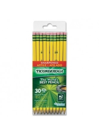 Ticonderoga 13830 Wood Pencil, box of 30