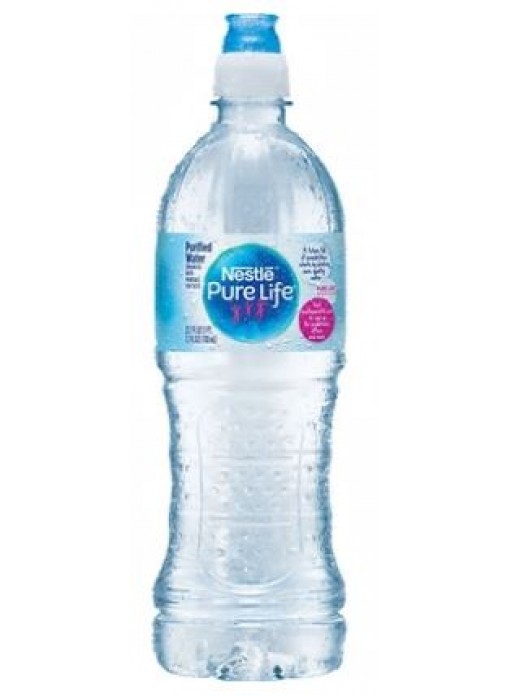 Pure Life Purified Bottled Water, 8 Ounce, 24-pack
