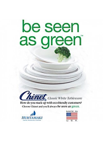 Eco-Conscious Recycled content Chinet® 100% Recycled Heavy-Duty Paper Plates, 8 3/4", Pack Of 125