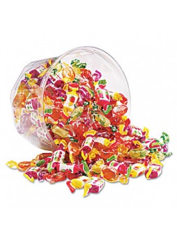 Office Snax® True to Fruit Candy Tub Mix, 26 Oz. Tub, Orange/Black