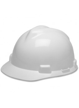 Helmet, Standard Polyethylene - 1 Each - White - msa475358