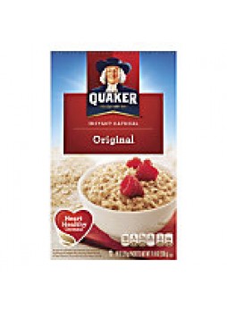 Quaker® Instant Oatmeal, Original, 0.98 Oz, Box Of 12 - 253298