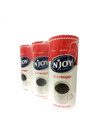 N'Joy® Sugar, 20 Oz. Canisters, Pack Of 3  - 814293