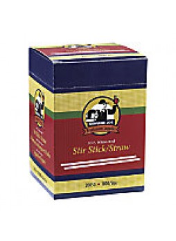 Genuine Joe Stir Sticks, White/Red, Box Of 1,000 - 923816