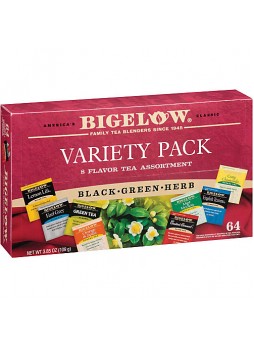 Bigelow Fine Tea And Herb Tea Gift Box, Box Of 64  - 987115