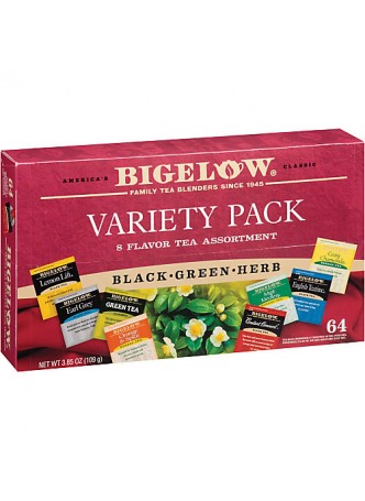 Bigelow Fine Tea And Herb Tea Gift Box, Box Of 64  - 987115