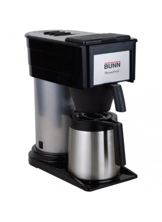Coffee Maker, 900 W - 10 Cup(s) - Black, Silver - Stainless Steel - bun382000002