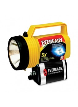 Flashlight, Polyethylene Casing - Black - eve5109ls
