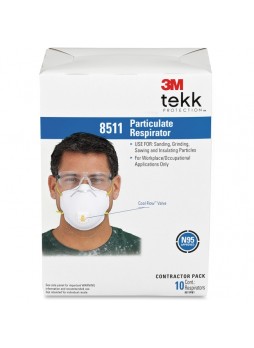 Safety mask, 10 / Box - White - mmm8511pb1a