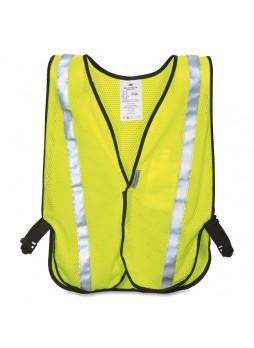 Safety Vest, Polyester - 1 Each - Yellow, Silver - mmm9460180030t