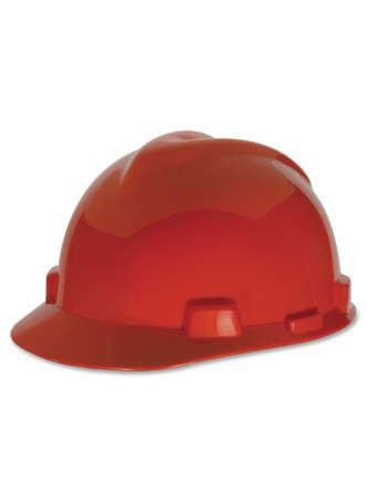 Helmet, Polyethylene - 1 Each - Red  - msa475363