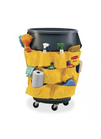 Janitorial cart, 20" x 20.50" - Yellow - Nylon - 1Each - rcp264200yw