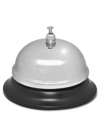 Bell, 2.75" Diameter - Nickel Plated - , Chromed - Steel - Silver Color - spr01583