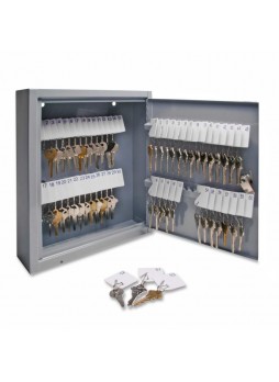 Key cabinet, 10" x 3" x 12" - Security Lock - Gray - Steel - No - spr15602