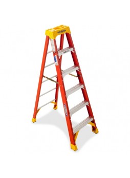 Ladders, 300 lb Load Capacity - 23.4" x 41.3" - Orange - wer6206