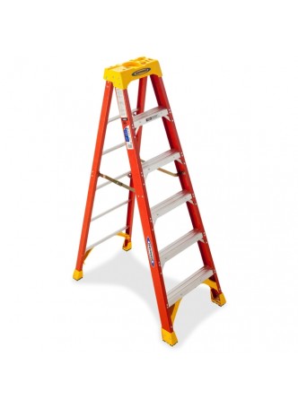 Ladders, 300 lb Load Capacity - 23.4" x 41.3" - Orange - wer6206