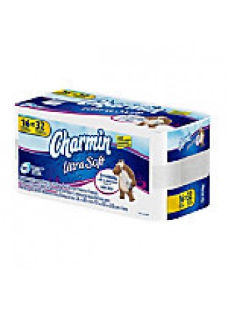 Charmin Ultra Soft Bath Tissue, White, 164 Sheets Per Roll, Pack Of 16 Rolls  - 230960