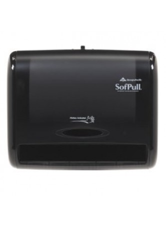 Georgia-Pacific Softpull Automatic Touchless Towel Dispenser, Smoke Gray