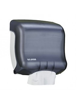 San Jamar® Ultrafold Towel Dispenser, 11 1/2" x 11 1/2" x 6", Black/Pearl