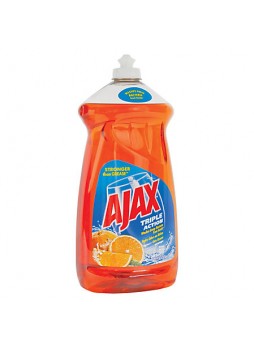 Ajax® Triple-Action Dishwashing Liquid, 52 Oz, Orange, Each