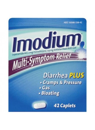 Imodium, Gas pain reliever, Caplets, 42ct