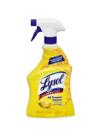 Lysol® Disinfectant All-Purpose Cleaner, Lemon Breeze Scent, 32 Oz., each