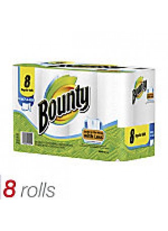 Bounty Select-A-Size Paper Towels, 2 Ply, 77 Full Sheets Per Roll, Pack Of 8 Rolls 