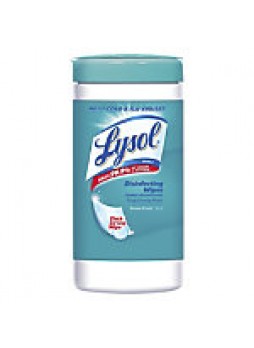 Lysol Disinfecting Wipes, Ocean Fresh Scent, 80 Sheets Per Tub, Box Of 6