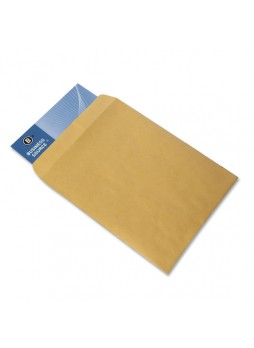 Staples Gummed Catalog Envelopes 9L x 12H Brown 100/Box